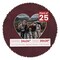 Dark Red Suede Mat Board for 24x24 Frames - Heart Opening for 20x20 Photos